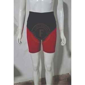 Shorts de cycliste personnalisés en spandex, taille haute, élastiques, coupe en V, pour le fitness - Product Image 1