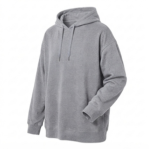 Sweat-shirt à capuche unisexe en coton mélangé de haute qualité, décontracté, à manches longues, avec cordon de serrage réglable - Product Image 5