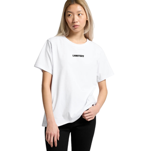 เสื้อยืดคอกลมแขนสั้นทรงหลวมพิมพ์ลายเล็กบริเวณอก ด้านหลังเรียบง่าย สไตล์ลำลอง ขายส่ง รับผลิตตามแบบ OEM ผ้าคอตตอนเจอร์ซีย์ - Product Image 6