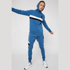Chándal deportivo con logotipo personalizado de fabricante de ropa, 2 uds., conjuntos Unisex para hombre, sudaderas con capucha de manga larga, conjunto de sudadera y pantalones de chándal - Product Image 2