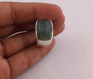 Natural <b>Labradorite</b> <b>Ring</b> 925 Sterling Silver Jewelry Blue Fire Gemstone <b>Ring</b> Vintage Style Statement <b>Ring</b> for Women Fine Jewelry - Product Image 1