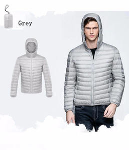 Fully Customized Men's Waterproof <b>Canvas</b> Puffer <b>Jackets</b> Polyester Wadding Filled Winter DDP Shipping - Product Image 3