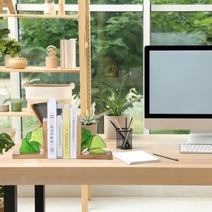 Pine Wood wooden <b>bookends</b> and desk organizers OEM Custom Wholesale | Aqdus Saleem India - Product Image 5