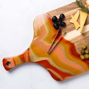 Tabla de cortar de madera, tabla de cocina de madera natural para cortar verduras, carne y frutas, accesorio de cocina duradero. - Product Image 2