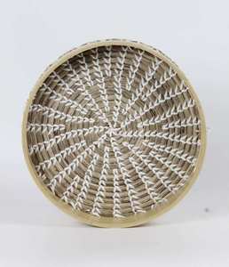 Cortador de Verduras Multifuncional Ecológico Hecho a Mano en Vietnam, de Bambú y Seagrass, Forma Circular, Alta Calidad, ODM/OEM - Product Image 1