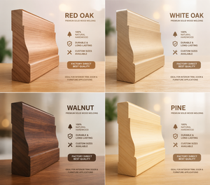 Molduras de Pino de Diseño Moderno, Muestra Gratuita, Moldura de Madera de Pino, Rodapié Impermeable Pintable, Material para Renovación de Interiores - Product Image 3