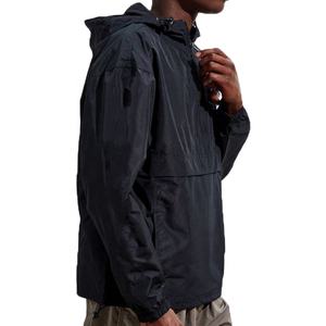 Meilleure vente : veste d'hiver pour homme à capuche en coton 100% noir personnalisable avec tissu polaire - Product Image 4