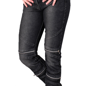 Jean en denim extensible pour femme, style vintage rétro, coupe ample, taille basse, déchiré, coupe crayon, prix abordable, OEM - Product Image 5