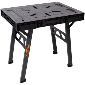 Banco da Lavoro Portatile Pieghevole per Casa, Garage e Officina, Capacità 1650 LBS, per Lavorazione del Legno, Nero - Product Image 3