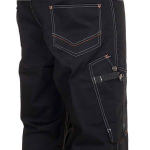 Pantalon de travail cargo unisexe haute visibilité en coton et élasthanne respirant, tendance 2026, avec caractéristiques réfléchissantes personnalisables - Product Image 5
