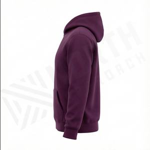 Sudaderas con Capucha Básicas Lisas, Personalizables con Logotipo, para Hombre, Talla Grande, Color Sólido, Premium, Color Personalizado, Ropa Urbana - Product Image 3
