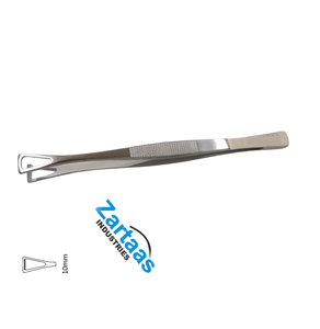 Fórceps de disección de tejido Duval de acero inoxidable de alta calidad Mandíbula 10mm 14,5 cm Instrumentos quirúrgicos Fabricante y exportador - Product Image 5
