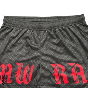 Pantalones Cortos de Malla de Poliéster Pesado con Sublimación Gótica Personalizados al por Mayor para Hombre, Estilo Urbano, Casual, Gimnasio, Correr, Playa, Fabricación OEM - Product Image 4