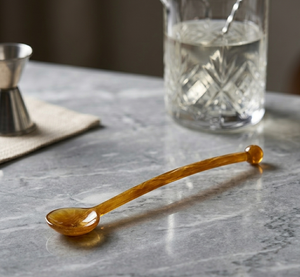 Colorful Handmade Resin Cocktail <b>Spoon</b> with Smooth Finish Stylish Stirrer for Drinks, <b>Coffee</b> and Bar Accessories - Product Image 1
