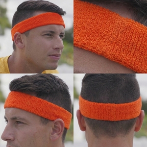 Diadema estrecha antideslizante de tela de rizo, elástica, que absorbe el sudor, de secado rápido, antiolor, para deportes como pickleball y tenis. - Product Image 4