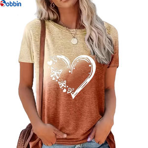 Camiseta Holgada Estampada para Mujer, Proveedor de Camisetas Personalizadas al por Mayor, Camisetas de Algodón Estampadas por Sublimación para Unisex, Fabricante de Camisetas Lisas - Product Image 1