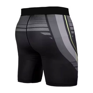 <b>Elastic</b> Waist New Arrival Gym Wear Compression Shorts High Street Solid Premium Quality Breathable Workout Compression Shorts - Product Image 2