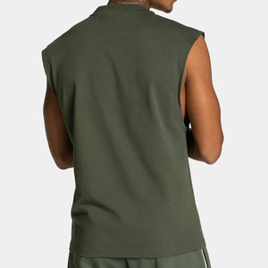 OEM Bulk Manufacturer Streetwear Fashion Cut <b>Vest</b> Longline O Neck Washed Design <b>Loose</b> Oversized Vintage Breathable Knitted - Product Image 5