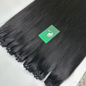 Extensiones de cabello de trama virgen vendedores 100% extensión de cabello humano visón Vietnam paquetes de tejido de cabello humano - Product Image 2