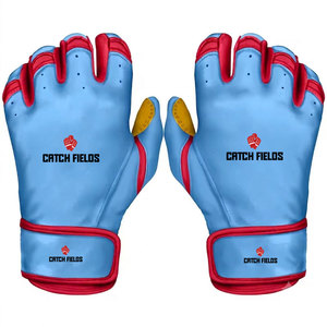 Guantes de Béisbol Profesionales para Adultos, Suministro Directo, Guantes de Bateo de Cuero con Logotipo Personalizado Flexible para Deportes y Entrenamiento - Product Image 6