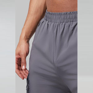 Pantalones Deportivos para Hombre, Diseño Nuevo, Multibolsillos, Corte Ajustado, Elásticos, 100% Poliéster, Cómodos para Entrenamiento y Gimnasio - Product Image 6