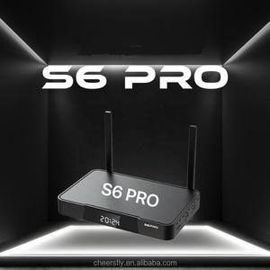 กล่องทีวีอัจฉริยะ Android รุ่น S6 PRO อย่างเป็นทางการ หน่วยความจำ 32GB แรม 4GB DDR รองรับความละเอียด 12 6K สีดำ ขายดีในสหรัฐอเมริกา - Product Image 2