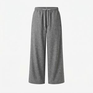 B2B Supplier Private Label Unisex Taslan Nylon <b>Drawstring</b> Track Pants Retro Casual <b>Trousers</b> - Product Image 1