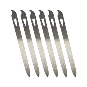 Lime à ongles professionnelle double face en saphir, outil de manucure de haute qualité pour soins de beauté, en acier inoxydable durable, grain 240, pour salon - Product Image 6