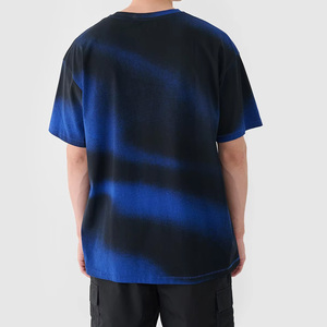 OEM Oversize <b>Polyester</b> Cotton Tops Men's Casual Heavyweight Loose Fit Printed <b>TShirts</b> Men Tie Dye Vintage T-shirt for men - Product Image 2