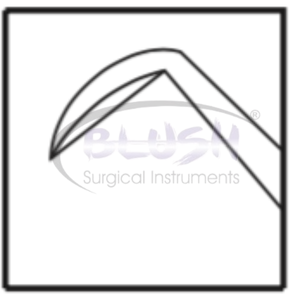 เครื่องมือผ่าตัดต้อกระจก Agarwal Phaco Chopper สำหรับจักษุแพทย์ ทำจากเหล็กกล้าไร้สนิม ใช้สำหรับการผ่าตัดขนาดเล็ก ได้รับการรับรองมาตรฐาน ISO โดย Blush Surgical - Product Image 6