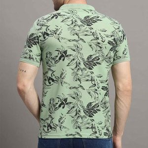 Chemise de golf personnalisée pour hommes avec logo, imprimé intégral, jersey en polyester, motif sublimation, lettres, séchage rapide, manches courtes, haute qualité - Product Image 2
