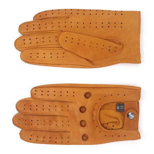 Gants d'hiver en cuir personnalisés pour hommes OEM, en peau de chèvre avec doublure en peau de mouton, nouvelle mode, pour la conduite automobile, vente en gros, gants personnalisables - Product Image 6