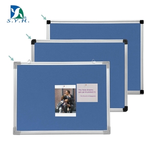 กระดานร่วมทำงานแบบเฟลท์พร้อมกรอบอะลูมิเนียมสำหรับโครงการและไอเดีย - Product Image 6