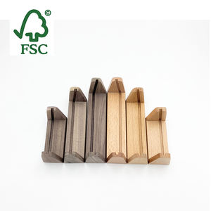 Supports de numéros en bois naturel, porte-cartes en bois dur naturel pour étiquettes de prix, cartes de nom, menus, tableaux - Product Image 3