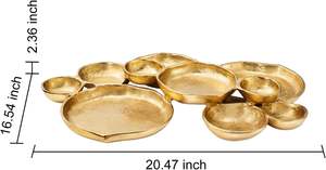 Bol de service en laiton massif personnalisable pour la restauration, les buffets et les services de traiteur, plat de service traditionnel indien - Product Image 2