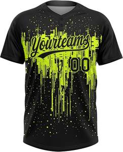 Camiseta de Béisbol y Sóftbol Personalizada para Adultos, con Nombre y Logotipo, Suave, Transpirable, que Absorbe la Humedad, Ropa Deportiva para Jugadores y Aficionados 2026 - Product Image 1