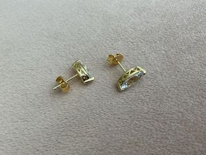 Pendientes Solitarios de Moissanita con Corte Marquesa en Tendencia, Bañados en Rodio con Plata Fina 925, Regalo Sorpresa de Aniversario para Enamorados - Product Image 4