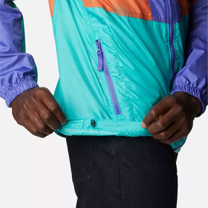 Custom Men's Polyester Reflective <b>Windbreaker</b> Jacket Vintage Retro Waterproof <b>Beach</b> <b>Windbreaker</b> Coat - Product Image 6