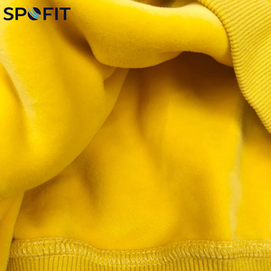 Sweat à capuche d'hiver en coton tricoté doublé satin pour femme, vente en gros, collection 2026, sweats à capuche streetwear doublés satin de soie pour homme, logo personnalisé - Product Image 6