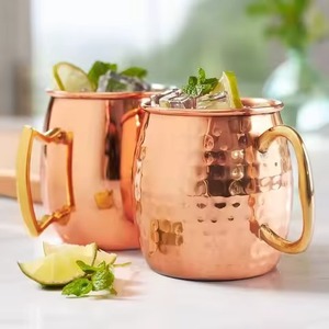 Taza de Cobre Tradicional para Bebidas, Elegante Vajilla para Restaurantes y Mercados de Estilo de Vida - Product Image 5