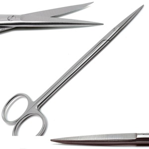 Ciseaux chirurgicaux de dissection durables, à pointe dentelée angulaire, finition mate, en acier métallique, instrument pour amygdales - Product Image 5