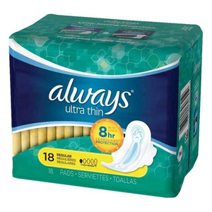 Serviettes hygiéniques Always, ultra-fines, design discret, couche supérieure en coton doux, emballage en vrac - Product Image 3