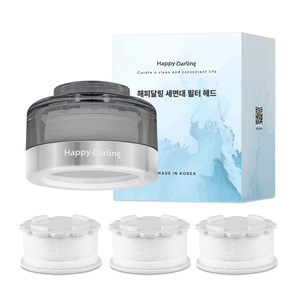 [CHICSS] Cabezal de filtro para grifo HappyDarling para lavabo de baño + 4 filtros incluidos (1 preinstalado + 3 adicionales) con triple filtración - Product Image 4