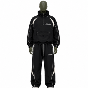 Men's Breathable Windbreaker Sports <b>Set</b> for Gym and Outdoor Activities - Product Image 4