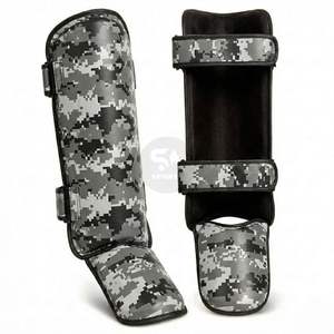 Elegantes Protectores de Espinillas de Boxeo de Triple Capa de Cuero PU Morado, Equipo de Sparring de Muay Thai y MMA para Mujer, Protección de Piernas de Alto Impacto - Product Image 4