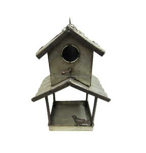 ที่ใส่อาหารนกทำจากโลหะสำหรับตกแต่งสวนสวนสวนสวนสวนและฟาร์มดีไซน์แบบวินเทจ - Product Image 6