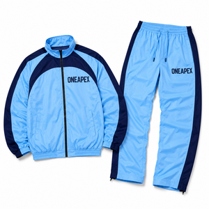 <b>Men's</b> Sky Blue <b>Navy</b> Tracksuit Set Lightweight Windbreaker Jacket <b>Jogger</b> Pants Sportswear Training Streetwear Two Piece - Product Image 4
