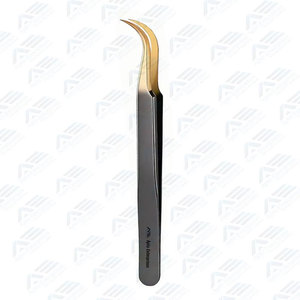 Precision <b>Lash</b> Tool Professional Beauty Instrument <b>Lash</b> Extensions and Personal High-Quality Stainless Steel Eyelash Tweezers - Product Image 5