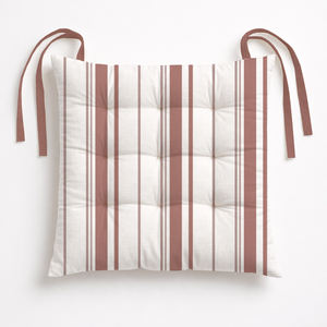 Cojín de Algodón para Silla, Cojín Acolchado Suave con Lazos, Cojín Antideslizante para Silla de Comedor, Cocina, Oficina - Product Image 2