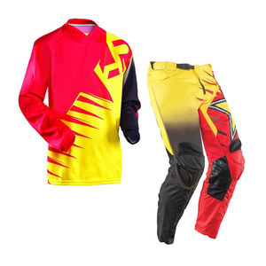 Combinaisons de motocross personnalisées en gros, impression de logo OEM, ensemble de course MX (maillot et pantalon) - Product Image 6